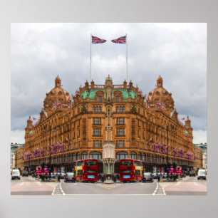 KnightsbridgeのhdrのHarrods ポスター