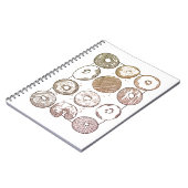 KNIT DOZEN DONUTS スパイラルノートブック  ノートブック (左側)