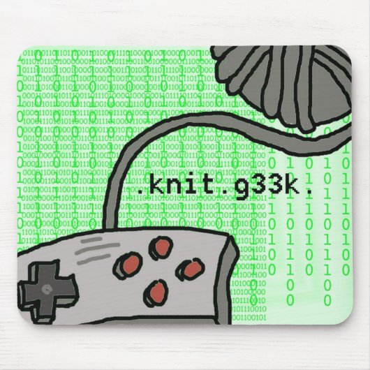 .knit.g33kのmousepad マウスパッド (正面)