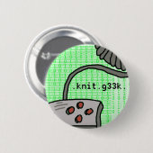 .knit.g33kボタン 缶バッジ (正面&裏面)