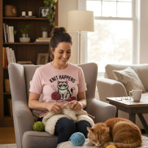 Knit Happens - 楽しい猫と毛糸のデザイン