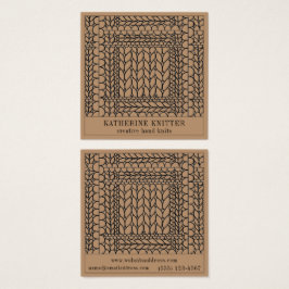 KNIT PURL TAN スクエア名刺