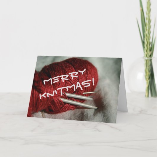 Knitmasメリーなカード シーズンカード (正面)