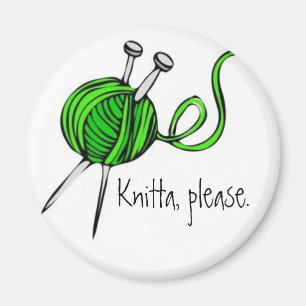 Knitta、お願いします マグネット