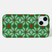 Knitted Christmas pattern Case-Mate iPhoneケース (裏面 (横))