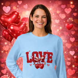 Knitted Love Womens Tshirt  Tシャツ