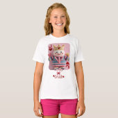 Knitted Queen of Hearts Valentine Self-Love Doll Tシャツ (正面フル)