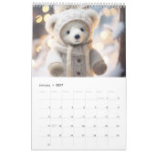 Knitted Teddy Adventures – 2026 Calendar カレンダー (1月 2027)