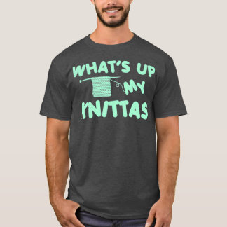 Knitting And Crocheting Knittas Knitting Tシャツ