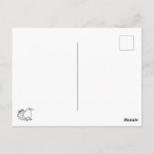 Knitting cat postcard ポストカード (裏面)