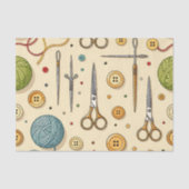 Knitting Crochet Sewing Tools Pattern 薄葉紙 (正面)