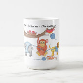 Knitting - Don't Bother Me, I'm Knitting コーヒーマグカップ (中央)