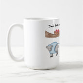 Knitting - Don't Bother Me, I'm Knitting コーヒーマグカップ (左)