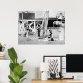 Knitting Lifeguards, early 1900s ポスター (ホームオフィス)