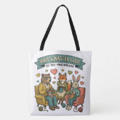 Knitting Project Bag and Tote トートバッグ (正面)