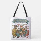 Knitting Project Bag and Tote トートバッグ (裏面)