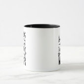 Knitting Therapy You Can Wear Funny Mug マグカップ (中央)