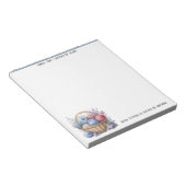 Knitting To-Do List Notepad For Crafters ノートパッド (アングル)