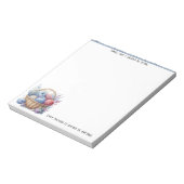 Knitting To-Do List Notepad For Crafters ノートパッド (回転)