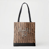 Knitting Wool Bag Personalized トートバッグ (正面)