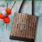 Knitting Wool Bag Personalized トートバッグ