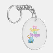 Knitting Yarn Lover キーホルダー (正面左)