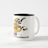 Knittinggaroos Rollerblading ツートーンマグカップ (正面右)