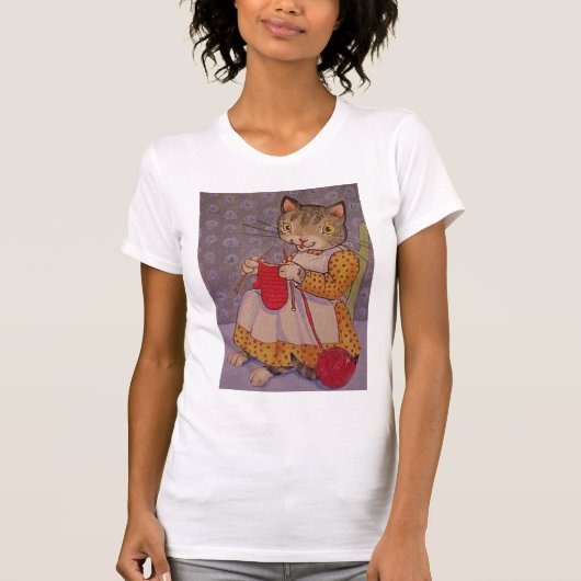 Knittyの子猫 Tシャツ (正面)