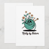 Knitty by nature  シーズンカード (正面/裏面)