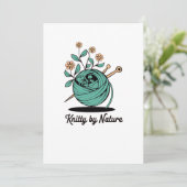 Knitty by nature  シーズンカード (スタンド正面)