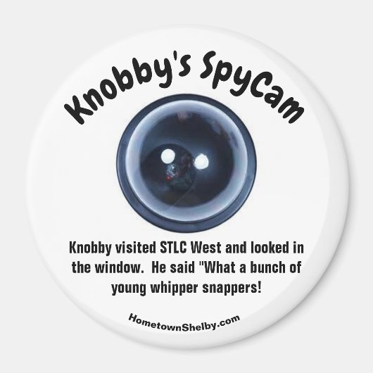 KnobがSTLC Westを訪問 マグネット (正面)