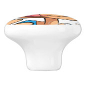 Knob Hungry Boy  セラミックノブ (側面)