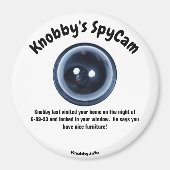Knobby's SpyCamあなたの家 マグネット (正面)