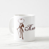 Knobhead コーヒーマグカップ (正面左)