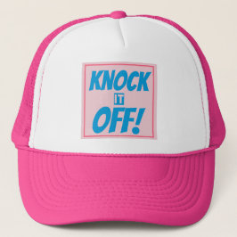 KNOCK IT OFF Trucker Hat  キャップ