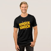 Knock knock トライブレンドＴシャツ (正面全面)