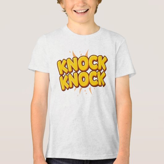 Knock knock トライブレンドＴシャツ (正面)