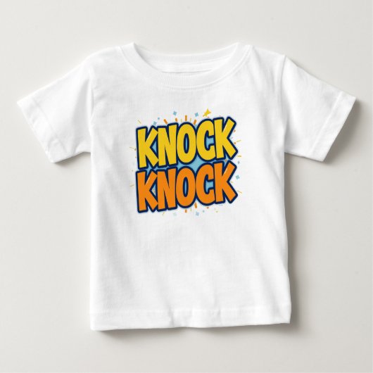 Knock knock  ベビーTシャツ (正面)