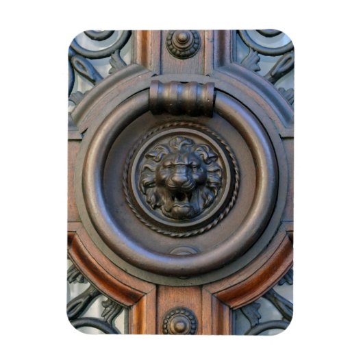 Knock Knock Lion Head - Barcelona - Magnet マグネット (縦)