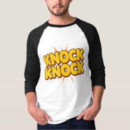 Knock knock tシャツ