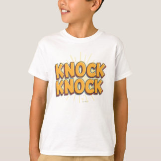 Knock knock tシャツ