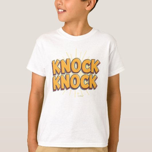 Knock knock tシャツ (正面)