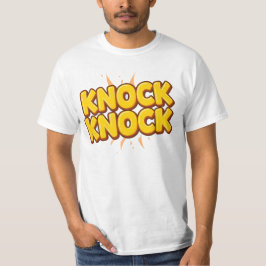 Knock knock tシャツ