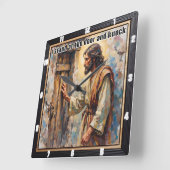 Knock of Hope: Revelation's Call スクエア壁時計 (傾斜)