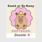 Knock or Go Away シール (シート)