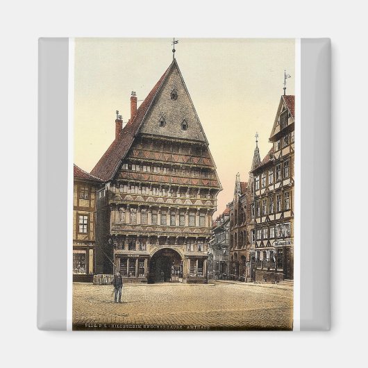 Knockenhauer Amtshaus、Hildesheim、Hanover、ドイツ マグネット (正面)