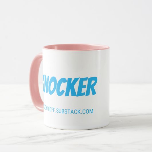KNOCKER Coffee Mug マグカップ (正面左)