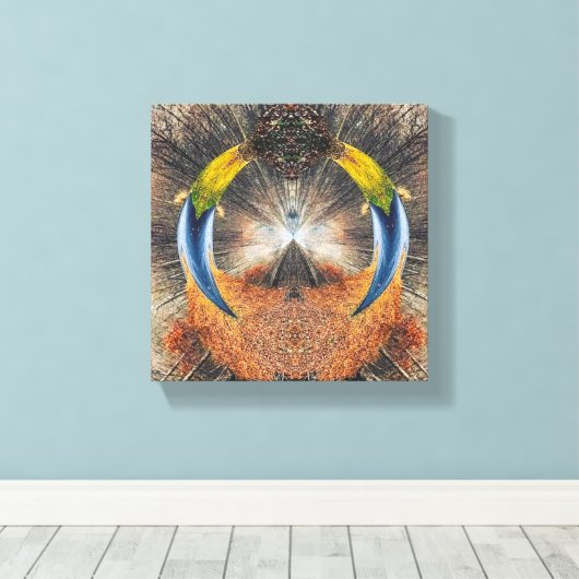 Knocker From the Woods キャンバスプリント (インサイチュ (ウッドフロア))