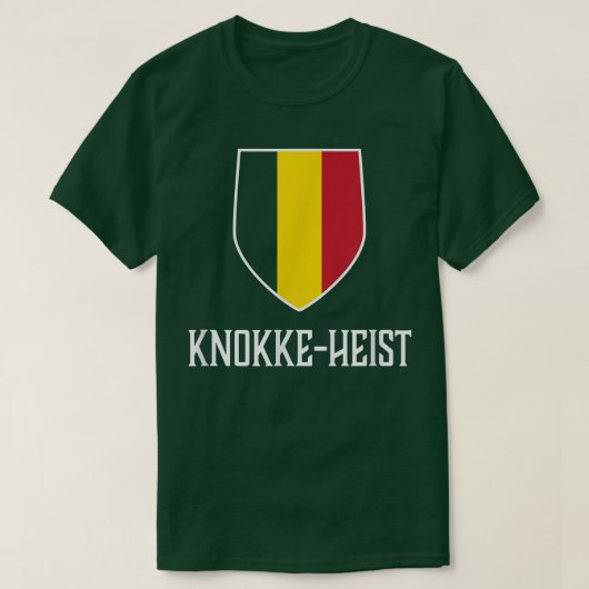 Knokke-Heist,ベルギー – ベルギーシャツ Tシャツ (デザイン正面)