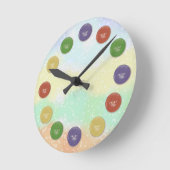 Knopfuhr Runde Wanduhr ラウンド壁時計 (傾斜)